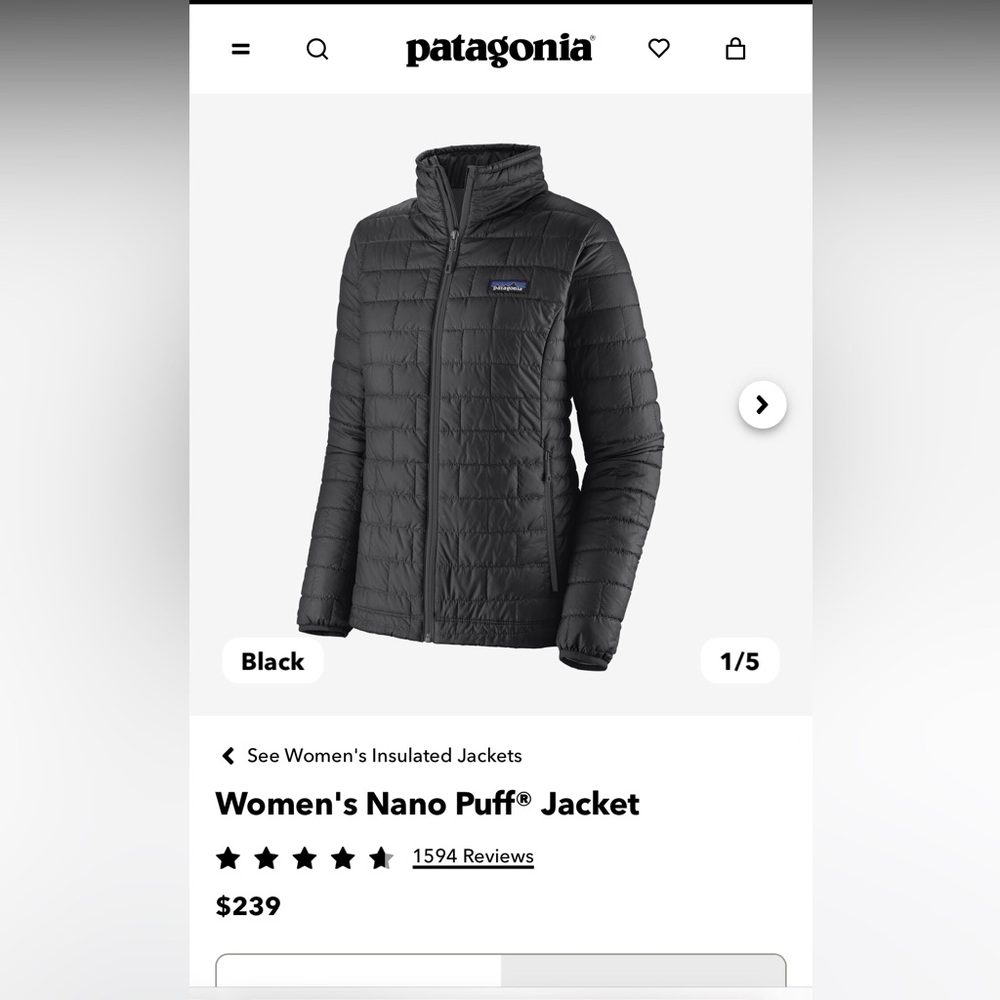 Patagonia Nanopuff